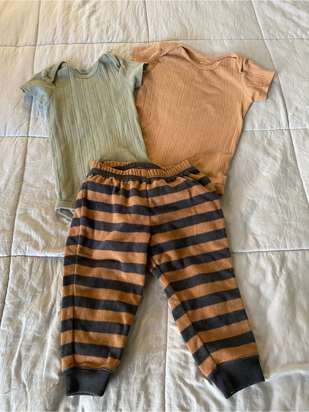 Gerber Kids Matching Sets - Yellow, Green, Rust, Tan, Gray, Blue